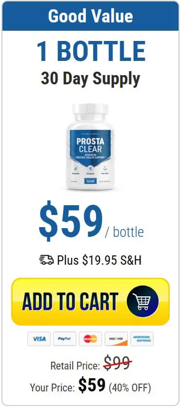 Prosta Clear 1 Bottle Price