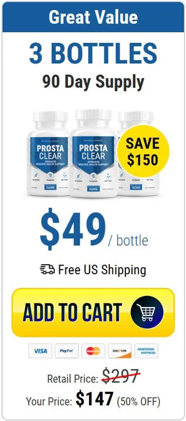 Prosta Clear 3 Bottle Price
